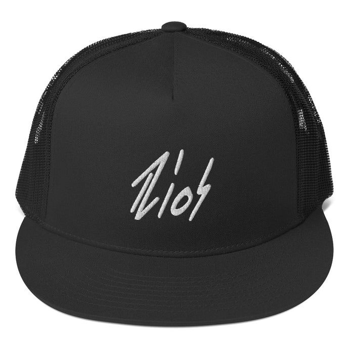 Black Mesh Snapback